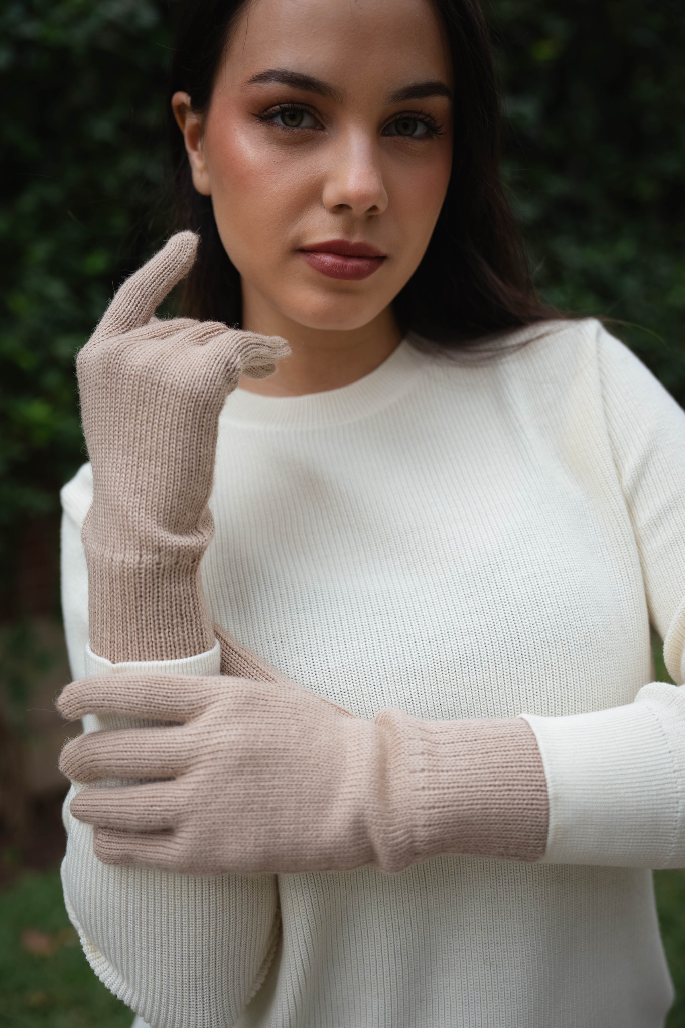 <tc>GUANTES BEIGE - 100% BABY ALPACA</tc>