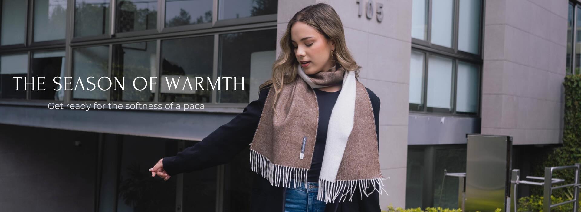 scarf for wommen of alpaca 