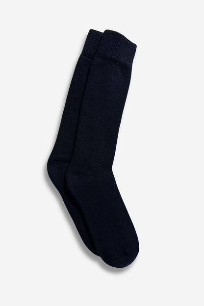 Blue fuzzy alpaca wool socks with a soft plush texture, designed for women and men with natural warmth and breathable comfort.
