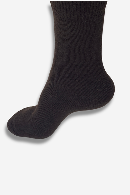 Braune Socken aus hochwertiger Alpaka Wolle für Damen und Herren
