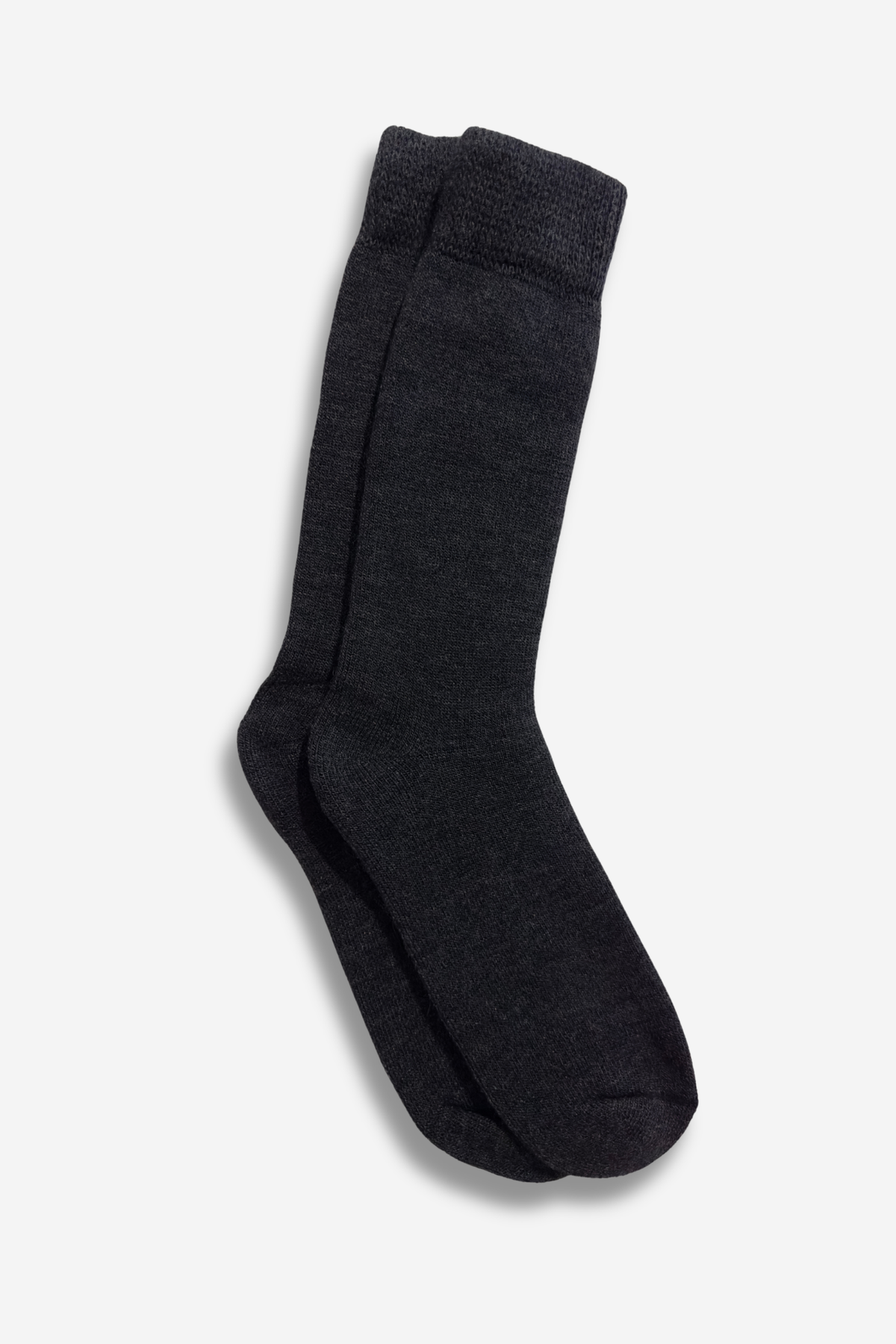 Charcoal grey alpaca wool socks for women, crafted from premium wool with a soft, warm and breathable feel.