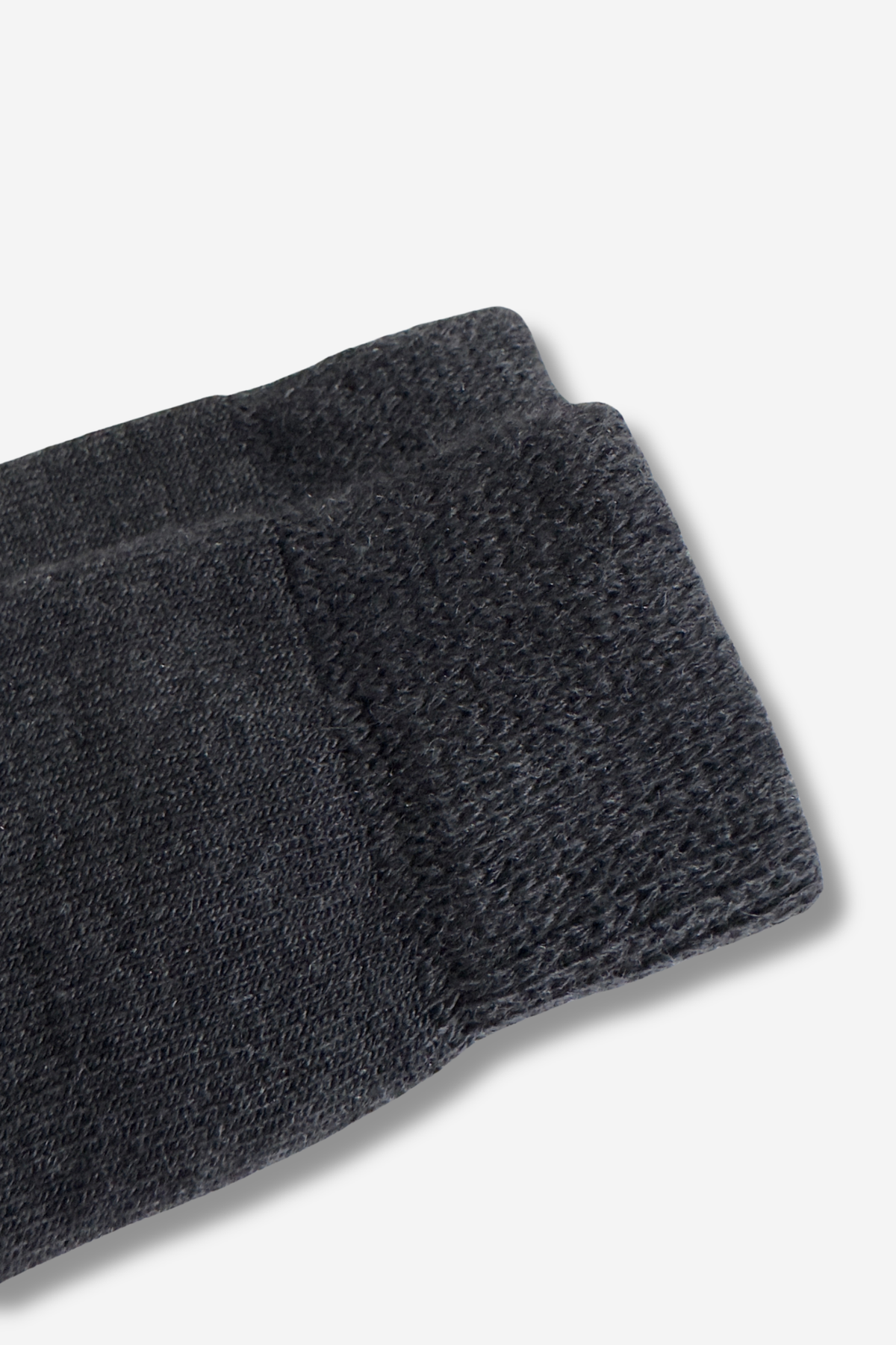 Chaussettes gris anthracite en alpaga, douces et confortables en laine naturelle