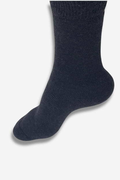 Dunkelgraue Alpaka Socken für Damen und Herren aus weicher Alpaka Wolle